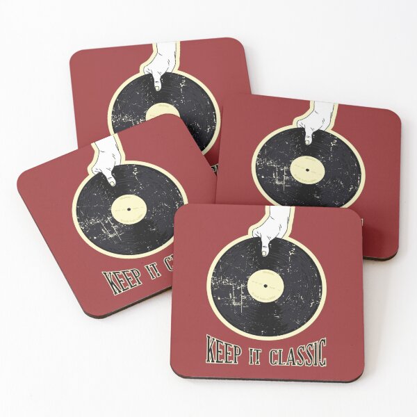 Item preview, Keep It Classic Retro Vinyl Record Music Art designed and sold by DESIGN DIMENSION .