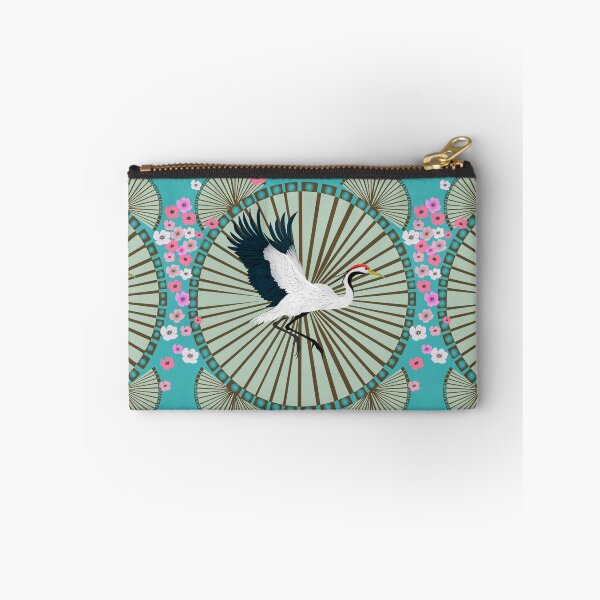 Item preview, Majestic Crane and Sunburst Cherry Blossoms designed and sold by phatlizzardart.
