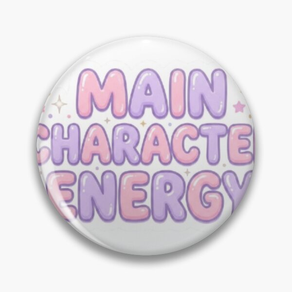 Item preview, Main Character Energy Kawaii Pastel Motivational Sticker designed and sold by CutePlix.