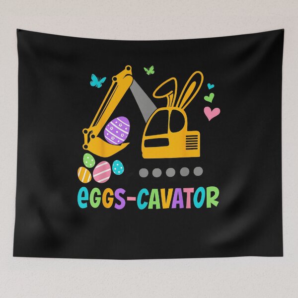 Item preview, Eggscavator Easter Egg Hunt Construction Trucks Girls Boys designed and sold by Goleon12.