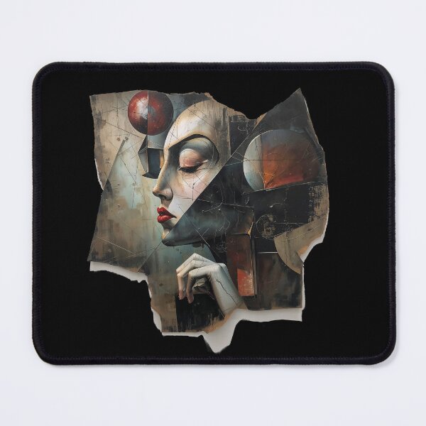 Item preview, Fragmented Profile – Contemporary Cubist Portrait Street & Pop Art designed and sold by PLUSHIWORLDtm.