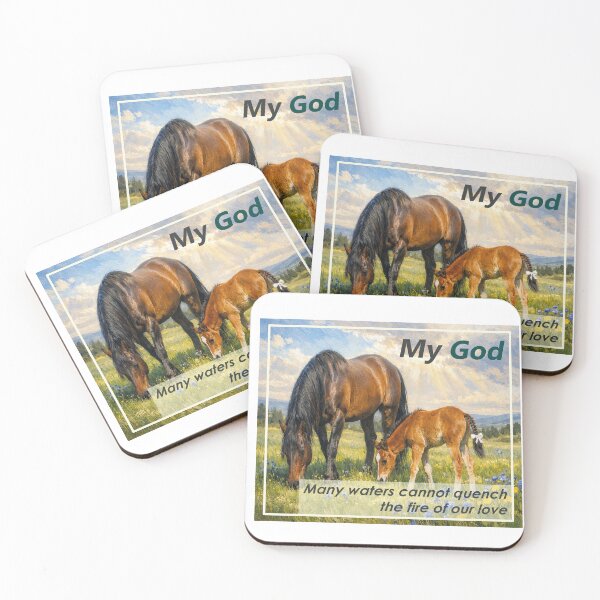 Item preview, Horses in Freedom: God's Eternal Love designed and sold by the artedivino.