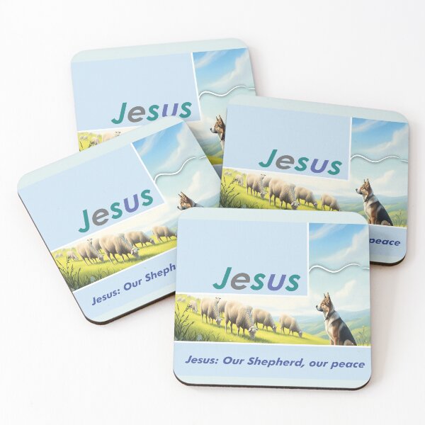 Item preview, Jesus is our shepherd and our peace designed and sold by the artedivino.