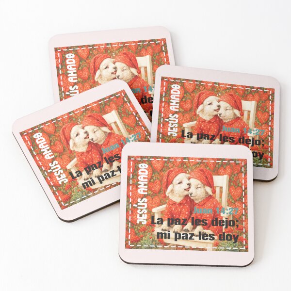 Item preview, Peace in Jesus: Lambs with Verse designed and sold by the artedivino.