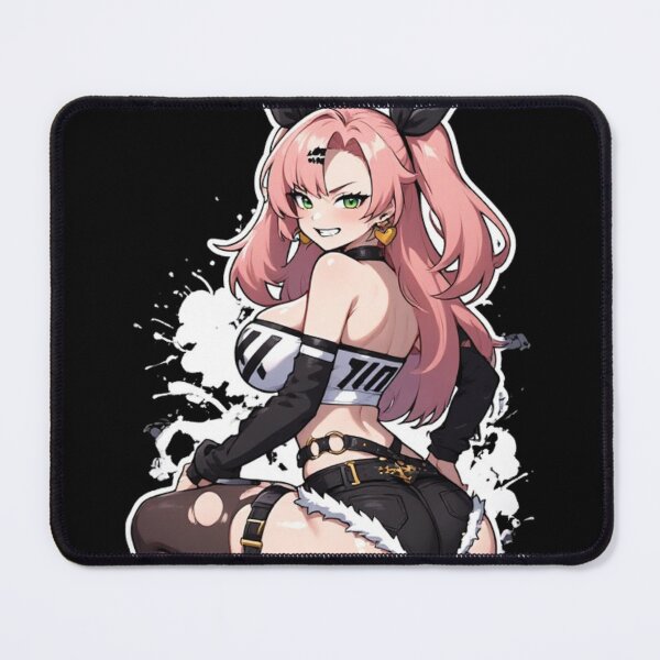 Item preview, Pink Twin Tails Rebel Girl - Urban Anime Streetwear Aesthetic designed and sold by Jimakmo.