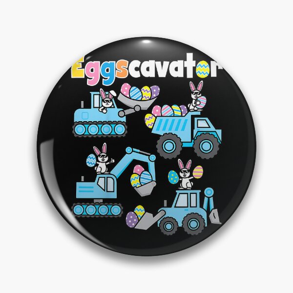 Item preview, Kids Eggscavator Easter Egg Hunt Construction Trucks Toddler Boys designed and sold by Goleon12.