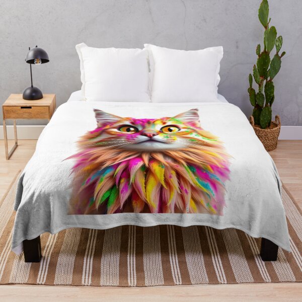 Item preview, Rainbow Holi Cat – Festival Spirit designed and sold by Teewave-Ashish.