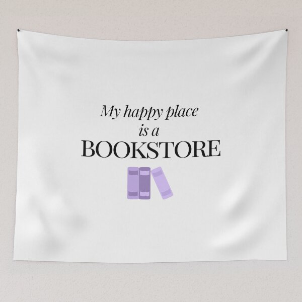 Item preview, My Happy Place Is A Bookstore Book Lover Gift Sticker designed and sold by ade-datt.