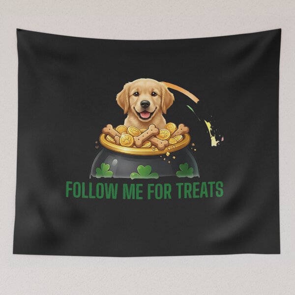 Item preview, Follow Me For Treats Dog Design designed and sold by PawPlanetPro.