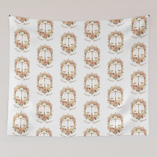 Item preview, Libra – “Sacred Balance” | Botanical Zodiac Sign designed and sold by YvkafromPoland.