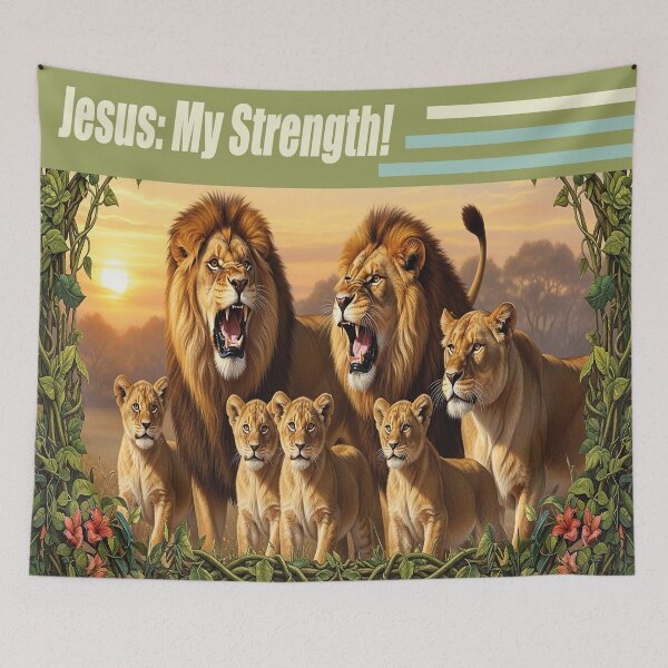Item preview, Christ is my strength and my power designed and sold by the artedivino.