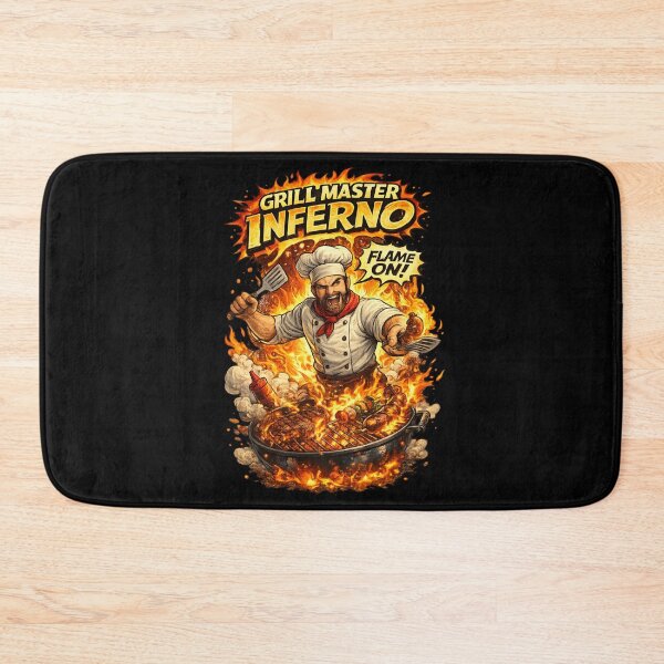 Item preview, Grill Master Inferno – Flame On BBQ Chef designed and sold by SidTastic .
