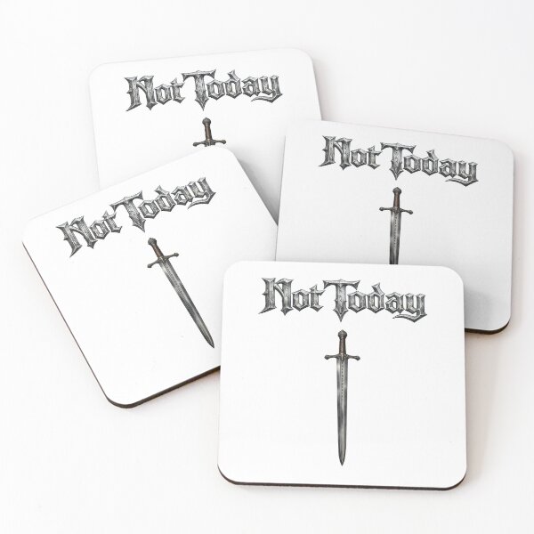 Item preview, Geralt of Rivia Sword Minimal Art - Not Today designed and sold by t-patterns.