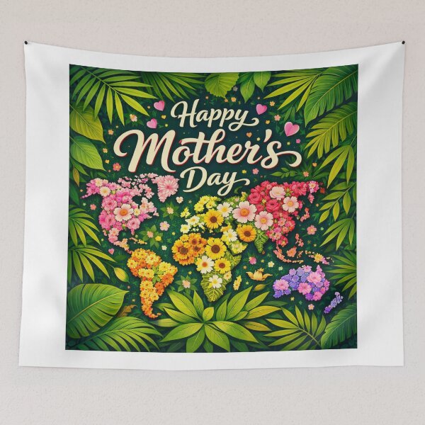 Item preview, Global Bloom: Happy Mother’s Day designed and sold by Fabrifrank.