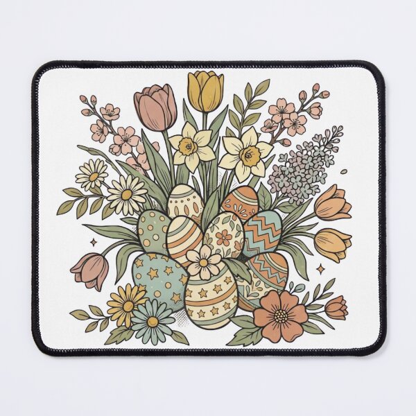 Item preview, Retro Spring Flowers designed and sold by urbinet.