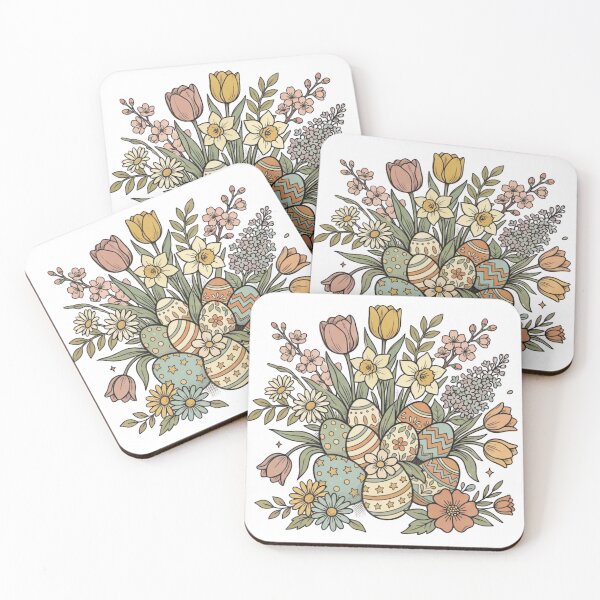 Item preview, Retro Spring Flowers  designed and sold by urbinet.