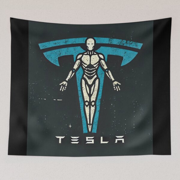 Item preview, Tesla logo art designed and sold by TEEJAMBOREE.