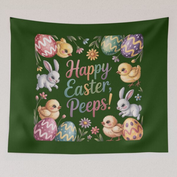 Item preview, Cute Funny Easter Bunny Happy Easter Spring designed and sold by WikaKowalczyk.