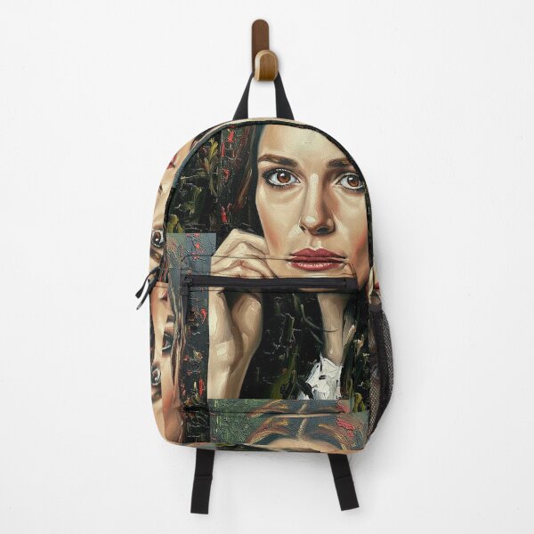 Item preview, The English Rose: Keira Knightley Botanical Impasto Portrait designed and sold by Art's Diner.