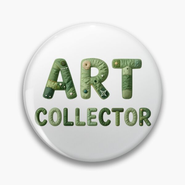 Item preview, ART COLLECTOR - IN GREEN FAUX LETTERING designed and sold by AlexOBrienArt.
