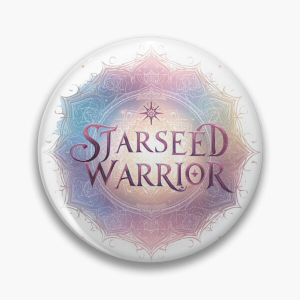 Item preview, A Pretty Mandala with the words Starseed Warrior designed and sold by Soulstar Designs.