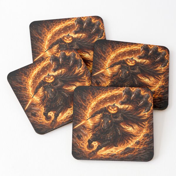 Item preview, Headless Horseman Hellfire Portal – Dark Fantasy Halloween Art designed and sold by TheHorsemanRidesAgain.