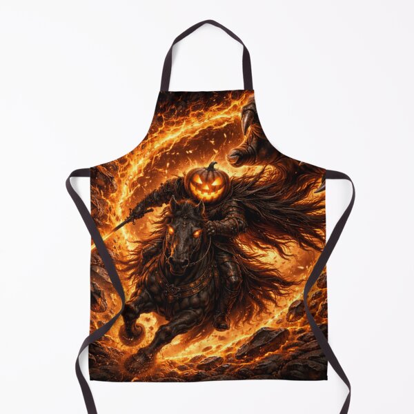 Item preview, Headless Horseman Hellfire Portal – Dark Fantasy Halloween Art designed and sold by TheHorsemanRidesAgain.