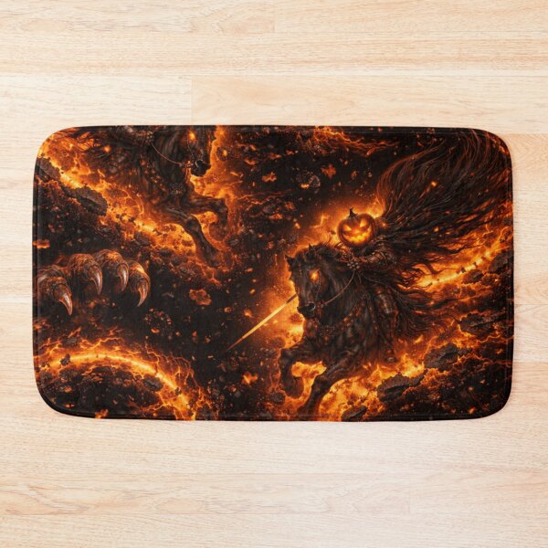 Item preview, Headless Horseman Hellfire Portal – Dark Fantasy Halloween Art designed and sold by TheHorsemanRidesAgain.