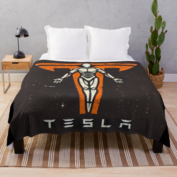 Item preview, Tesla logo art designed and sold by TEEJAMBOREE.