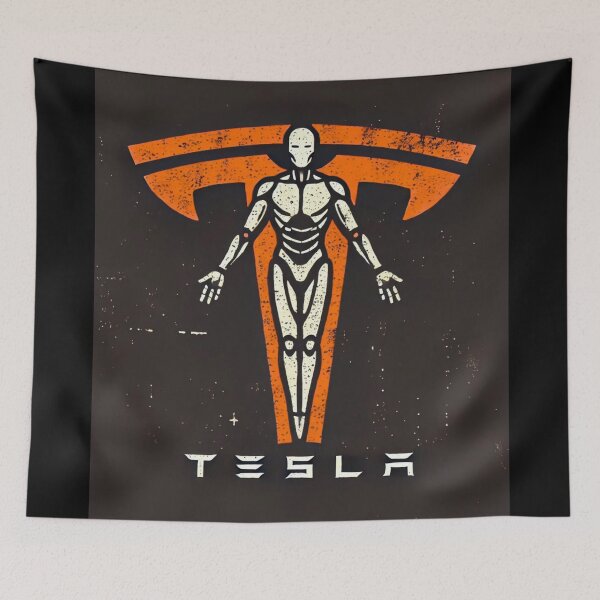 Item preview, Tesla logo art designed and sold by TEEJAMBOREE.