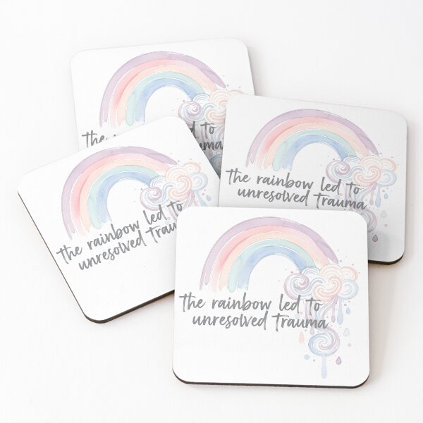 Item preview, the rainbow led to unresolved trauma rainbow designed and sold by SeasonUnstable.