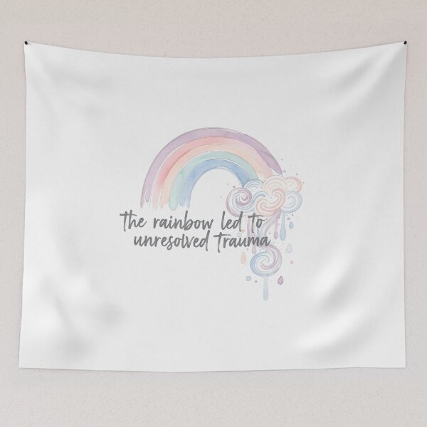 Item preview, the rainbow led to unresolved trauma rainbow designed and sold by SeasonUnstable.