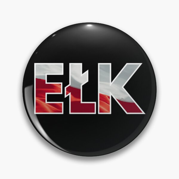 Item preview, Ełk Poland City Name with Polish Flag Typography designed and sold by NicheBloom.