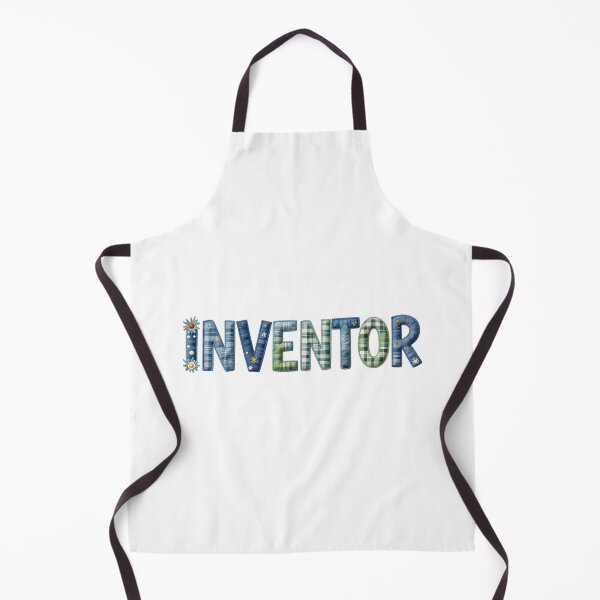 Item preview, INVENTOR - EN LETRAS DE IMITACIÓN PATCHWORK designed and sold by AlexOBrienArt.