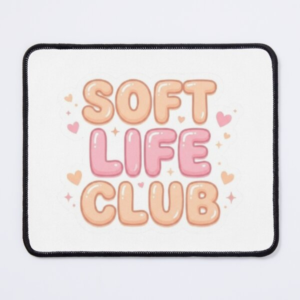 Item preview, Soft Life Club Pastel Kawaii Motivational Sticker designed and sold by CutePlix.