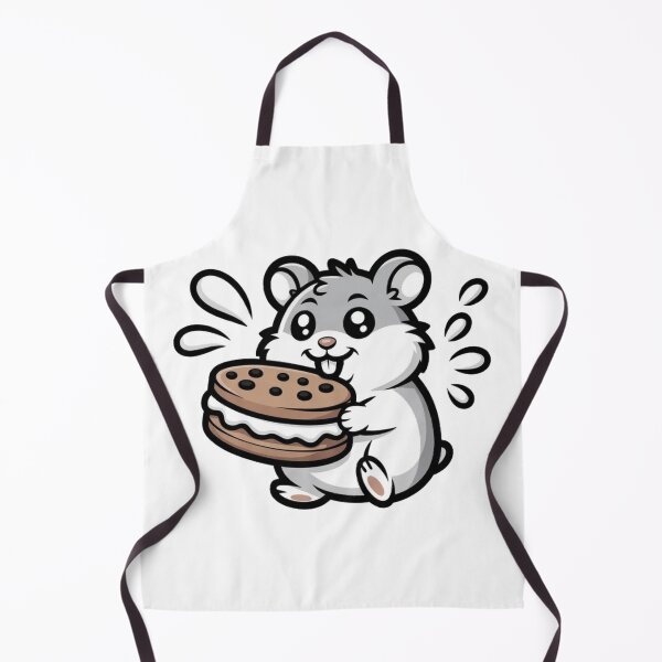 Item preview, Kawaii Hamster Twisting Cookie Milk Splash - Cute Animal Sticker designed and sold by Mr-wow.