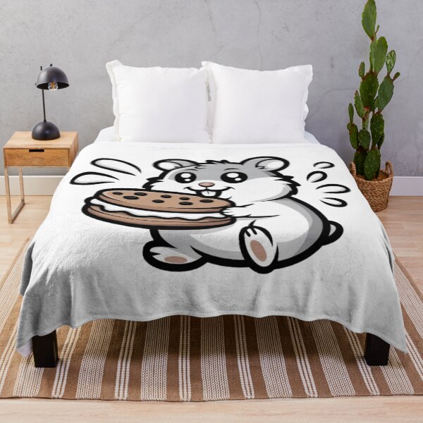 Item preview, Kawaii Hamster Twisting Cookie Milk Splash - Cute Animal Sticker designed and sold by Mr-wow.