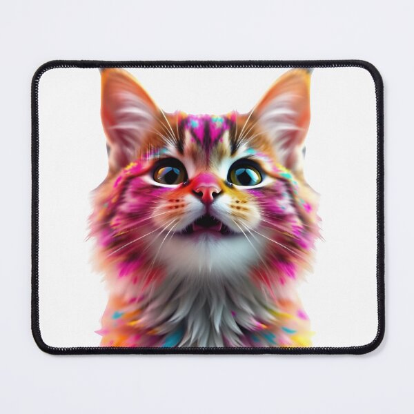 Item preview, Holi Cat Bliss – Vibrant Festival Colors designed and sold by Teewave-Ashish.