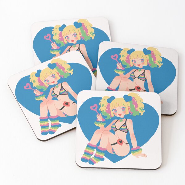 Item preview, Rainbow Kawaii Pinup Girl Heart Wand designed and sold by bubblegoth.