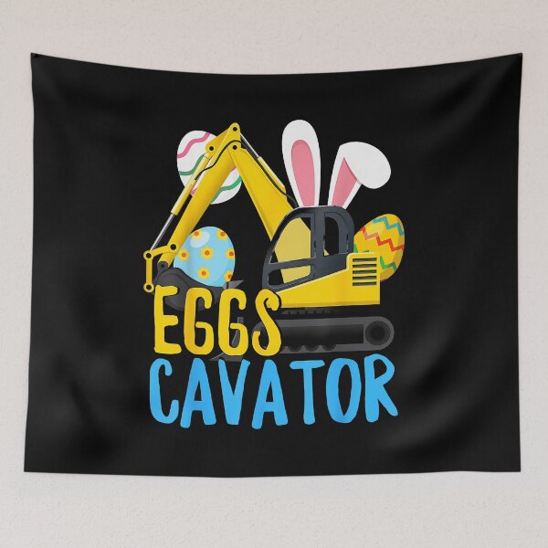Item preview, Eggscavator  Toddler Kids Boys Happy Easter Excavator designed and sold by Goleon12.