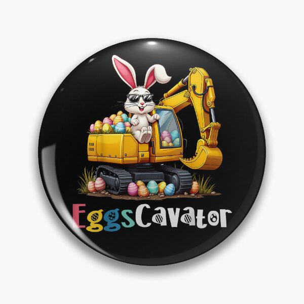 Item preview, Eggs-Cavator Easter Bunny Excavator Toddler Boys Easter Kids designed and sold by Goleon12.