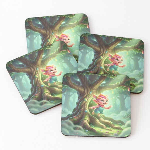 Item preview, Candy Forest Dreamtree in Vibrant Fantasy Colors and Sweet Magical Details designed and sold by FotoworldEdel.
