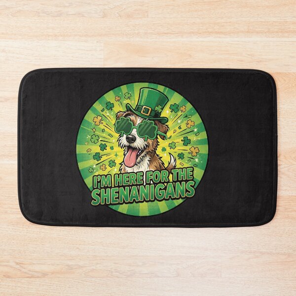 Item preview, Im Here for the Shenanigans Dog Design designed and sold by PawPlanetPro.