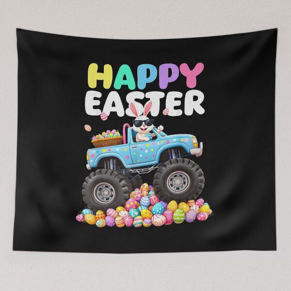 Item preview, Boys Happy Easter Monster Truck Easter Eggs Toddler kids designed and sold by Goleon12.