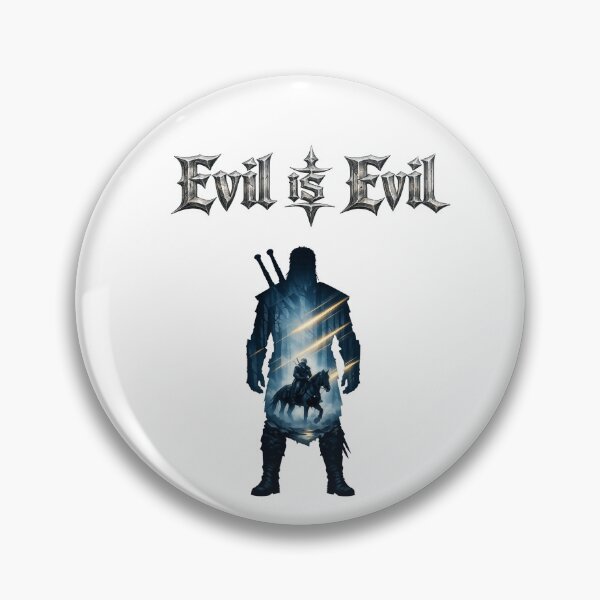 Item preview, Geralt of Rivia - Evil is Evil designed and sold by t-patterns.