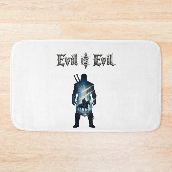 Item preview, Geralt de Rivia - El mal es el mal designed and sold by t-patterns.