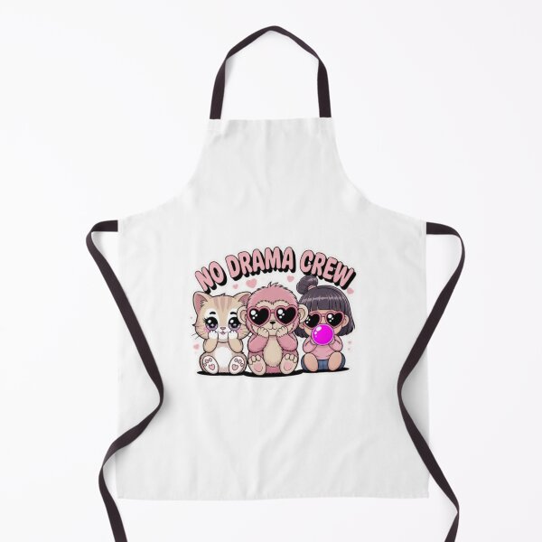 Item preview, No Drama Crew T-Shirt – Cute Kawaii Best Friends Design Gift for Girls & Friendship Squad designed and sold by GemBob Creations.