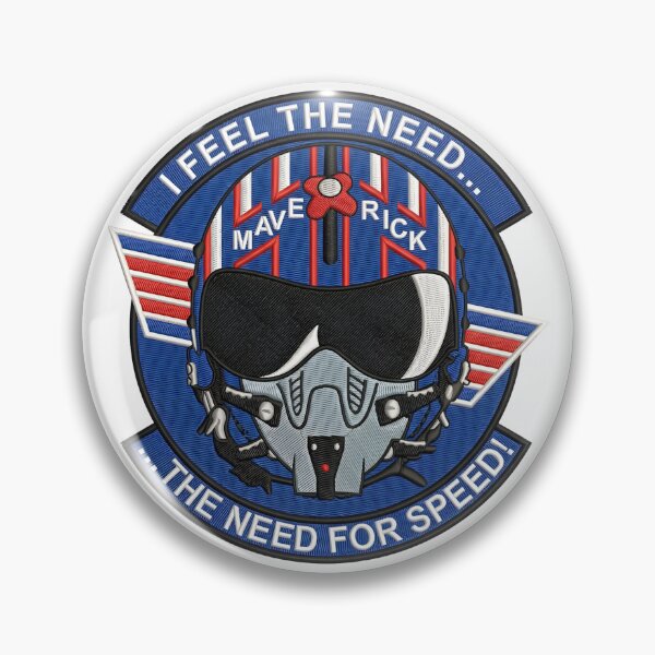 Item preview, Top Gun Maverick Inspired "Need for Speed" Flight Helmet Patch designed and sold by CharlieDesings.