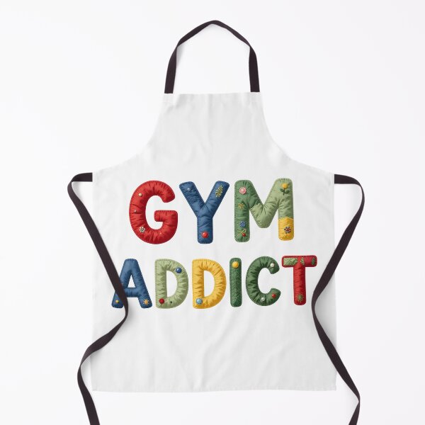 Item preview, GYM ADDICT - IN COLORFUL FAUX LETTERING designed and sold by AlexOBrienArt.