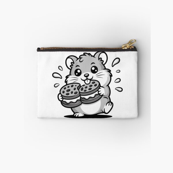 Item preview, Cute Hamster Milk Splash Cookie - Dynamic Kawaii Anime Art designed and sold by Mr-wow.